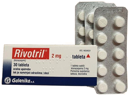 Rivotril 2 mg Glanika
